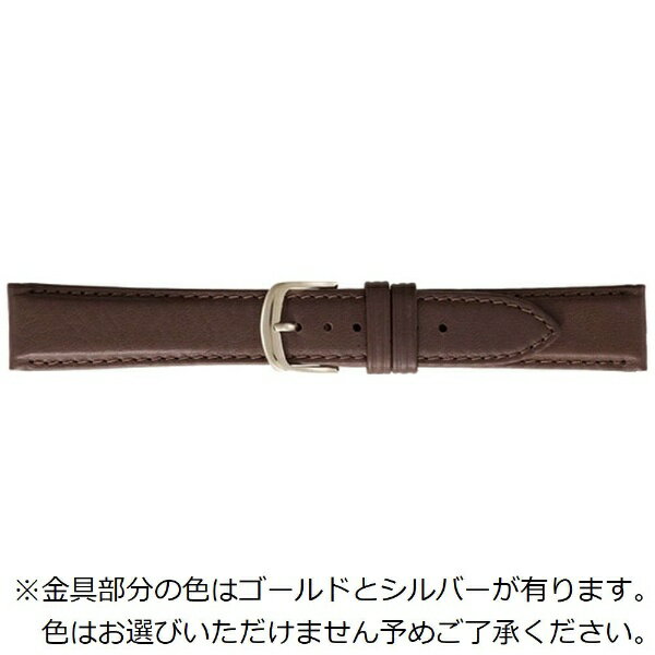 バンビ|BAMBI 時計バンド 牛革 エコピュアラ ハイクラス かん幅20mm 美錠幅16mm 【金具色指定不可】 グレーシャス ブラウン BEA002CS