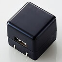 ELECOM|エレコム オーディオ用AC充電器/for Walkman/CUBE/1A出力/USB1ポート(ブラック) AVS-ACUAN007BK