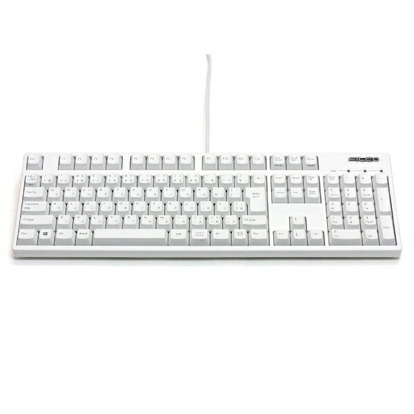 FILCO｜フィルコ キーボード ピンク軸 Majestouch 2 HAKUA マットホワイト FKBN108MPS/JMW2 有線 /PS/2 USB 【rb_ keyboard_cpn】