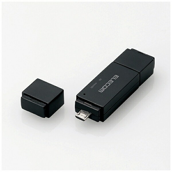 ELECOM�å��쥳�� MRS-MBD09BK microSD/SD���������ѥ����ɥ꡼�������饤���� MRS-MBD09���꡼�� �֥�å� [USB2.0 /���ޥۡ����֥�å��б�][MRSMBD09BK]