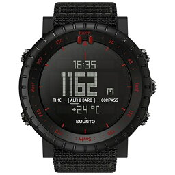 スント 腕時計（メンズ） スント｜SUUNTO アウトドアウォッチ【正規品】 Core（コア） BLACK/RED SS023158000 [49.1×49.1mm]