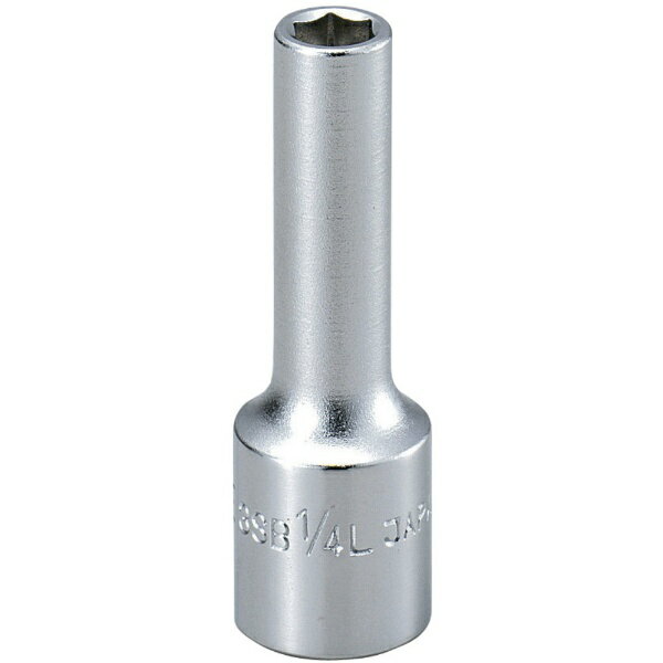Rakuten - TONE｜トネ TONE　ディープソケット（6角）　吋目　1／4inch 3SB-08L《※画像はイメージです。実際の商品とは異なります》