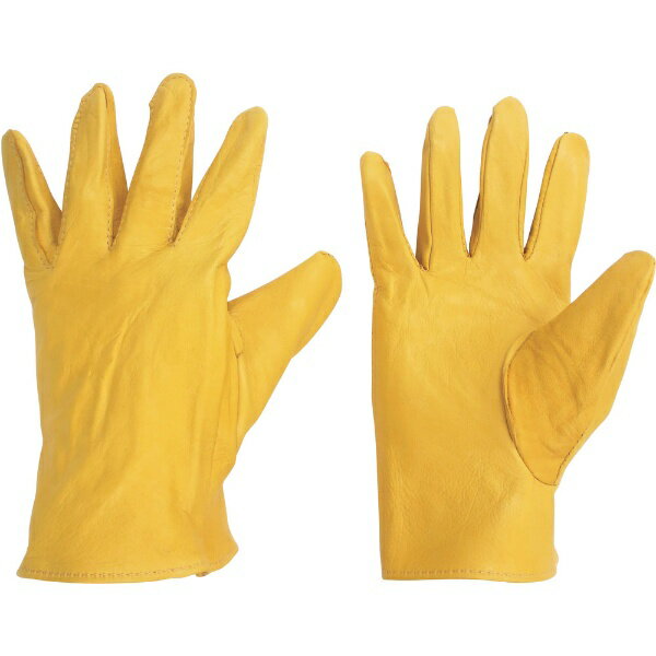 ミドリ安全｜MIDORI ANZEN ミドリ安全　牛表革手袋　MT−14D牛−黄 MT-14D-GYUU-Y