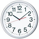 セイコー｜SEIKO 掛け時計 【オフィスタイプ】 銀色メタリック KX229S 電波自動受信機能有 KX229S