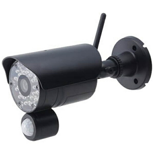 日本セキュリティ販売　Japan　security　machinery ワイヤレスカメラセット らくらくeyecan（アイカム） ブラック NS-9015WMS