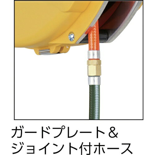 楽天ビック(ビックカメラ×楽天)の日平機器｜NIPPEI KIKI 日平 タフティーエアーリール HAP-210JT-Y《※画像はイメージです。実際の商品とは異なります》｜アングル2