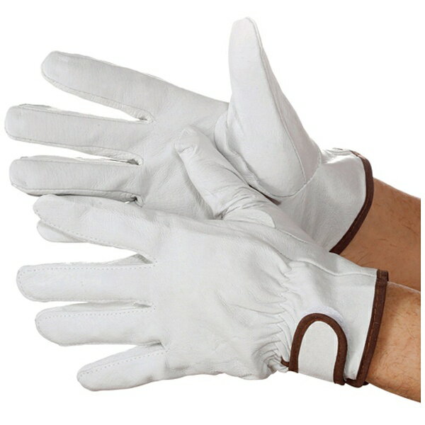 シモン｜Simon シモン　豚本革手袋マジック式717豚白M　4133981