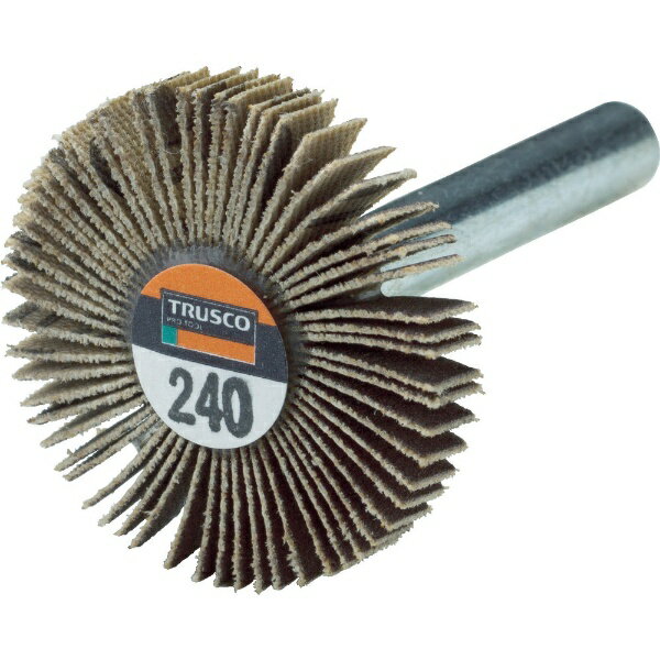 トラスコ中山｜TRUSCO NAKAYAMA TRUSCO　薄型フラップホイール　30X5X6　＃240　5個入　UF3005-240《※..