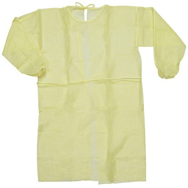 Aprons - トラスコ中山｜TRUSCO NAKAYAMA TRUSCO　不織布袖付エプロン　イエロー　10枚入　TDG-Y