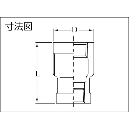 トラスコ中山｜TRUSCO NAKAYAMA TRUSCO　ねじ込み管継手　SUS　径違いソケット　20X15A　TRS-20AX15A《※画像はイメージです。実際の商品とは異なります》