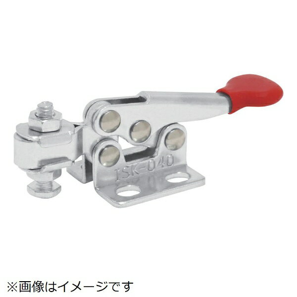 育良精機｜IKURA TOOLS 育良 下方押え型トグルクランプ 水平ハンドル（31102） ISK-040《※画像はイメージです。実際の商品とは異なります》