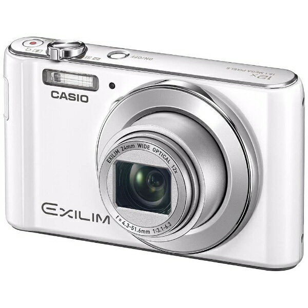 カシオ｜CASIO EX-ZS240 コンパクトデジタルカメラ EXILIM（エクシリム）STANDARD ホワイト[EXZS240WE]