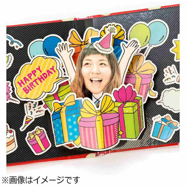 いろは出版｜IROHA PUBLISHING アルバムポップアップ フェイスイン Birthday Box KPUF-01[KPUF07]