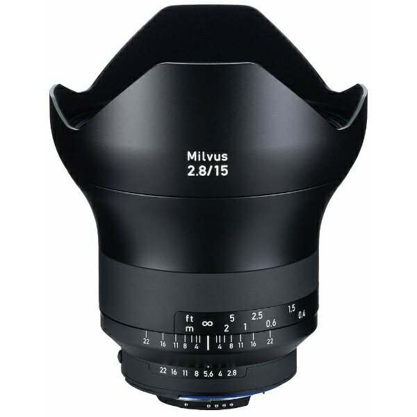 Zeiss｜ツァイス カメラレンズ 2.8/15 ZF.2 CPU付きニコンAi-sマウント Milvus（ミルバス） ブラック [ニコンF /単焦点レンズ][MILVUS2815ZF2ブラック]