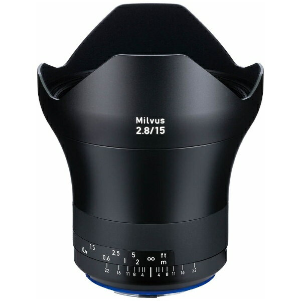 ツァイス｜Zeiss カメラレンズ 2.8 15 ZE Milvus ミルバス ブラック [キヤノンEF 単焦点レンズ][MILVUS2815ZEブラック]