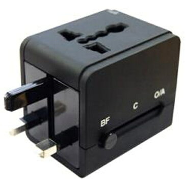 樫村 海外用変換プラグA/C/O/BFタイプ 2USB2.1A WP-87M