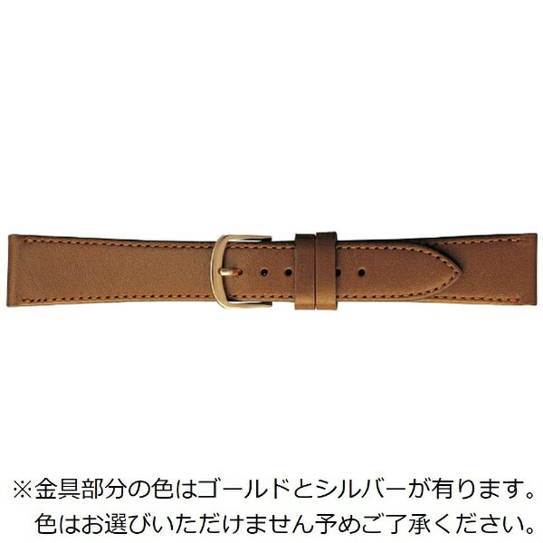 バンビ｜BAMBI 時計バンド 本革 スムース かん幅16mm 美錠幅14mm 【金具色指定不可】 ブラウン C245CN