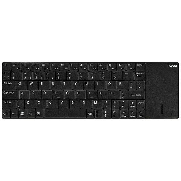 UNIQ｜ユニーク キーボード rapoo ブラック E2710 [ワイヤレス /USB]【rb_ keyboard_cpn】