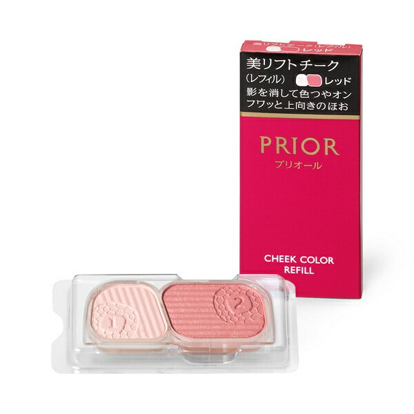 資生堂｜shiseido PRIOR（プリオール）美リフトチーク（レフィル）レッド 3.5g