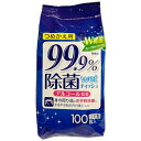 パンレックス｜Panlex W除菌 アルコール配合 99.9％除菌ウェットティッシュ つめかえ用 100枚