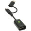 ʥХ䥷Nakabayashi USBѴۥȥץ [USB-Cmicro USB ᥹ USB-A] ֥å ZUH-CMBAR201BK[ZUHCMBAR201BK]