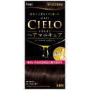 【エントリーで最大10万ポイント|4/21 9:59迄】 hoyu|ホーユー CIELO(シエロ) オイルインヘアマニュキュア ダークブラウン ヘアマニキュア100g+プロテクトクリーム3g+クレンジングジェル10g〔カラーリング剤〕