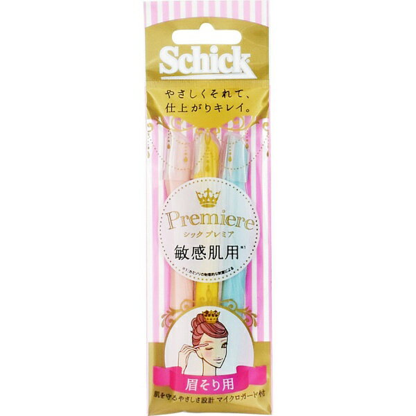 シック｜Schick Schick（シック） プレミア 敏感肌用 まゆ用 Lディスポ 〔シェーバー〕