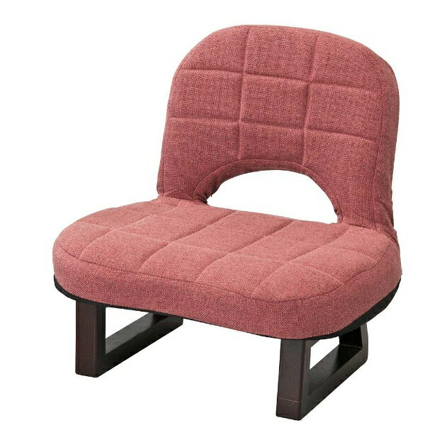 東谷 【座椅子】背もたれ付正座椅子 LSS-23RD(W43.5×D39.5×H45×SH19.5cm)