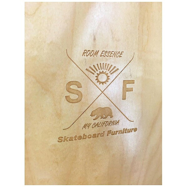 東谷｜AZUMAYA ウォールラック ※スケートボードデッキ使用（W79×D20×H14.5cm） SF-202NA ナチュラル 2