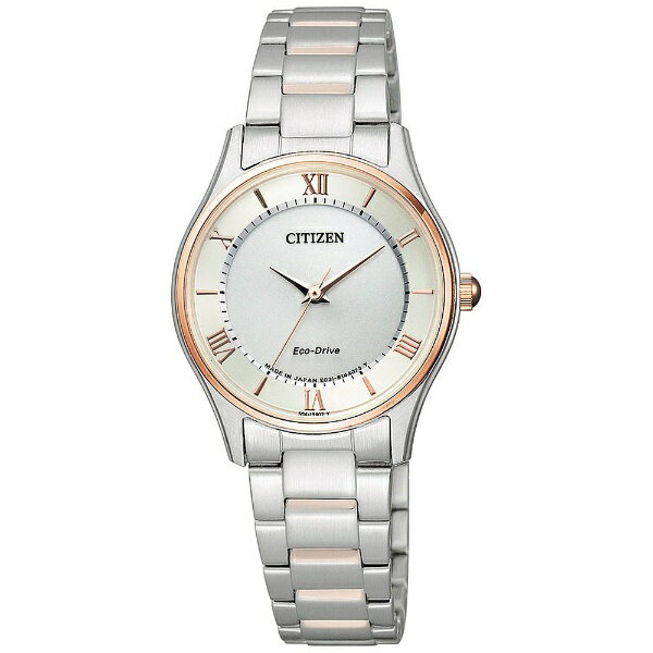 【エントリーで最大全額ポイント還元｜11/27迄】 CITIZEN｜シチズン ［ソーラー時計］シチズンコレクション 「エコ・ドライブ 薄型ペアモデル」 EM0404-51A