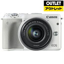 【送料無料】 キヤノン CANON 【アウトレット品】EOS M3【EF-M15-45 IS STM レンズキット】(ホワイト/ミラーレス一眼カメラ)【外装不良品】EOSM3WH1545ISSTMLK 【kk9n0d18p】