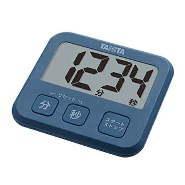 TANITA｜タニタ デジタルタイマー 「薄型タイマー」　TD-408-BL ブルー[TD408BL] 2
