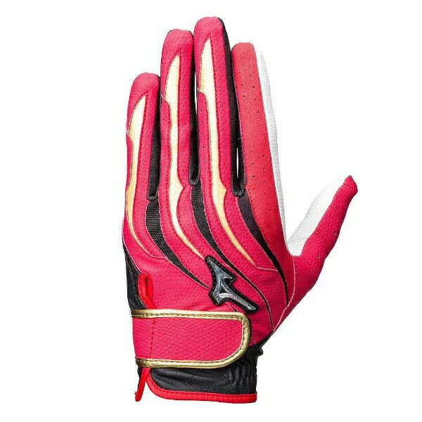 ミズノ｜mizuno ゴルフグローブ POWER ARC(25cm/レッド) 5MJML70162