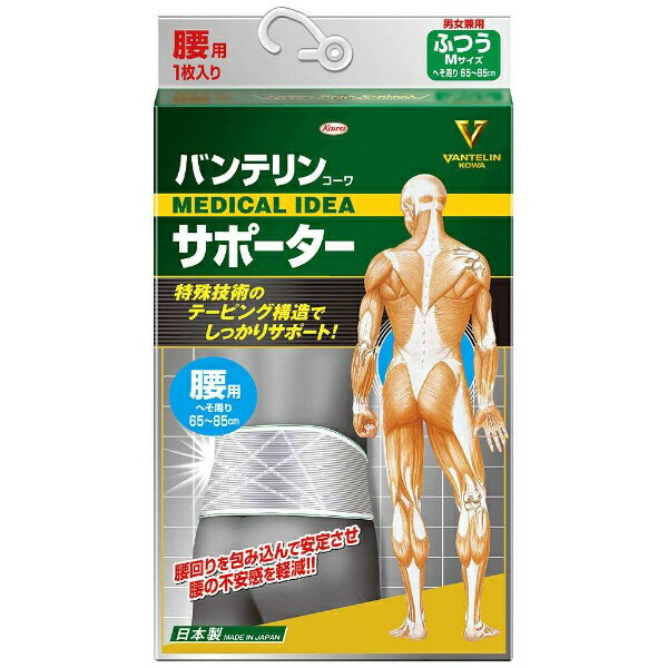 KOWA｜興和 【バンテリンコーワサポーター】腰用ふつう シャイニンググレー シャイニンググレー