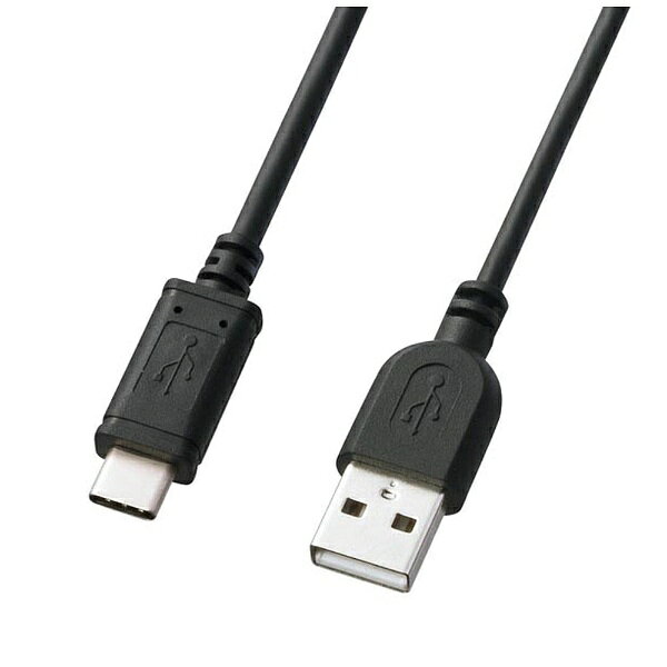 �T�����T�v���C�bSANWA SUPPLY USB-A �� USB-C�P�[�u�� [�[�d  �]��  1.0m  USB2.0] �u���b�N KU-CA10K rb  cable cpn 