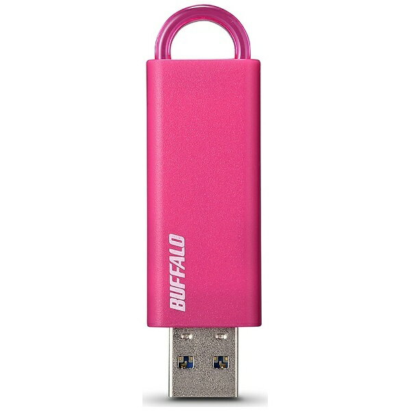 BUFFALO｜バッファロー USBメモリ (Chrome/Mac/Windows11対応) ピンク RUF3-KS32GA-PK [32GB /USB TypeA /USB3.1 /ノック式][RUF3KS32GAPK]