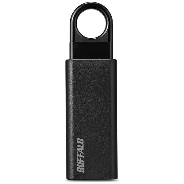 BUFFALO｜バッファロー USBメモリ (Chrome/Mac/Windows11対応) ブラック RUF3-KS16GA-BK 16GB /USB TypeA /USB3.1 /ノック式 RUF3KS16GABK
