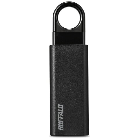 BUFFALO　バッファロー RUF3-KS16GA-BK USBメモリー USB3.1/3.0/2.0対応 16GB ノックスライド式 オートリターン機能搭載 RUF3-KSAシリーズ ブラック [16GB /USB3.1 /USB TypeA /ノック式][RUF3KS16GABK]