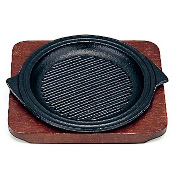 三和精機製作所 《IH対応》 ミニステーキ皿グリル 丸 15cm ＜PSV8101＞[PSV8101]