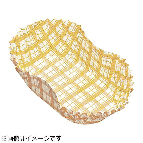 アヅミ産業｜Azumi-sangyo 紙カップ ココケース小判型（500枚入） 9号 黄 ＜XAZ3809＞ XAZ3809