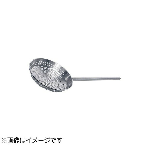 Soup Ladle （Holed） - ハセガワ｜HASEGAWA ステンレス 一体型 角柄網ひしゃく 径30cm・柄長40cm ＜AHS3704＞[AHS3704]