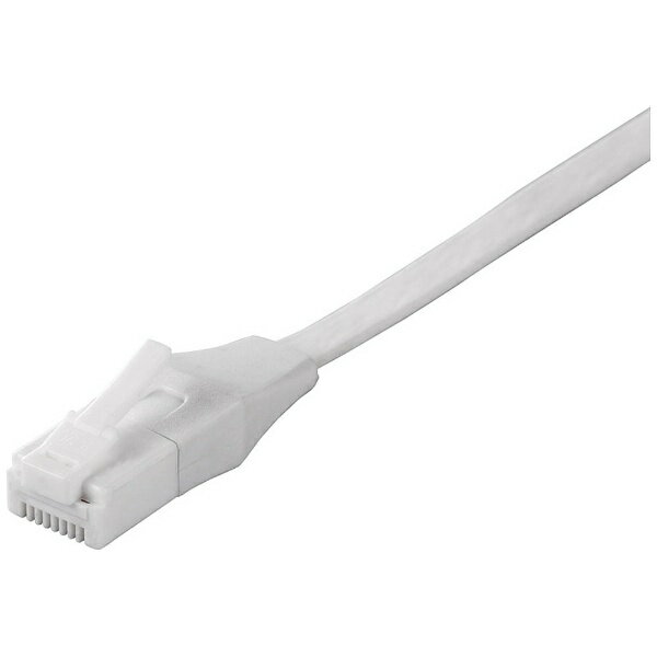 BUFFALO｜バッファロー LANケーブル ホワイト BCLS6F50WH [5m /カテゴリー6 /フラット]