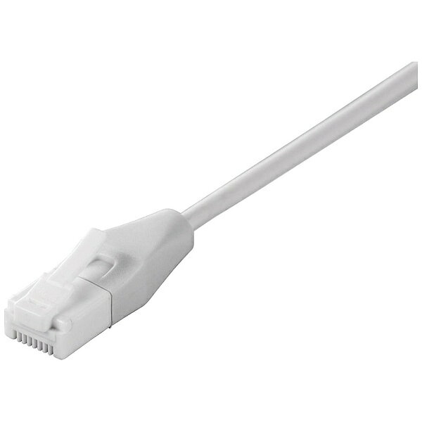 BUFFALO｜バッファロー LANケーブル ホワイト BCLS6S50WH [5m /カテゴリー6 /スリム]