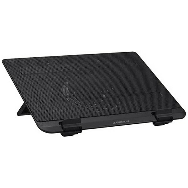 グリーンハウス｜GREEN HOUSE USB接続ノートPCクーラー 120mmファンタイプ GH-PCFE1　ブラック