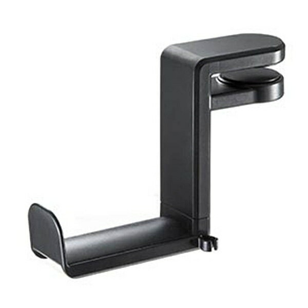 サンワサプライ｜SANWA SUPPLY ヘッドホンフック [ヘッドバンド幅：〜60mm] 回転式 ブラック PDA-STN18BK[PDASTN18BK]のサムネイル