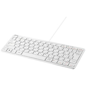 BUFFALO｜バッファロー キーボード ホワイト BSKBU300WH [有線 /USB]【rb_ keyboard_cpn】