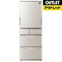 【標準設置費込み】 シャープ 【アウトレット品】5ドア冷蔵庫(430L)SJ-XW44B-Sシャイニーシルバー【生産完了品】SJXW44B 【kk9n0d18p】
