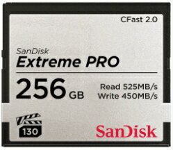 サンディスク｜SanDisk CFastカード ExtremePRO（エクストリームプロ） SDCFSP-256G-J46D 