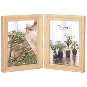 ハクバ HAKUBA フォトフレーム テリア3 (ナチュラル)2L 2面 タテ FWTR3NT2L2T