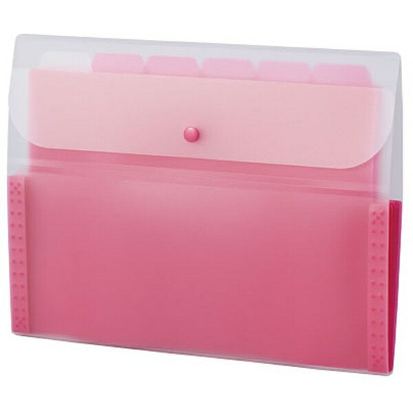 セキセイ｜SEKISEI ドキュメントホルダー A4 6ポケット Actif(アクティフ) ローズ ACT-3906-23
